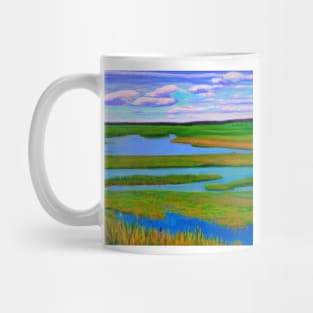 Manitoba Impressionist Painting Mug